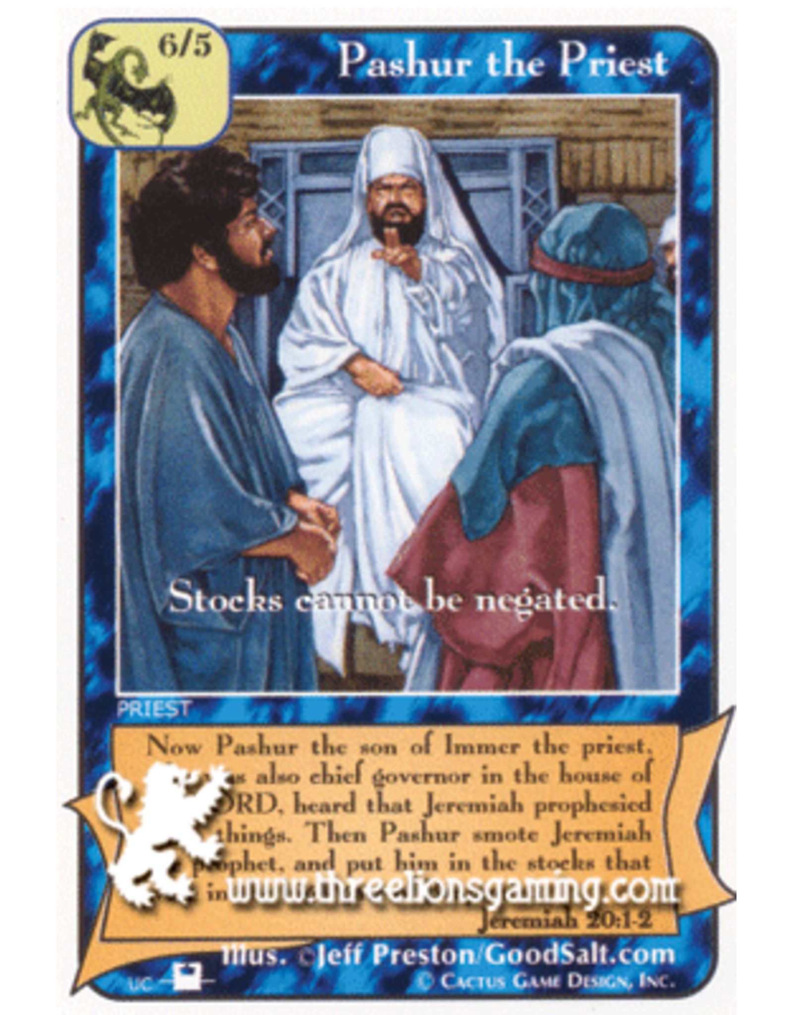 Priests: Pashur the Priest