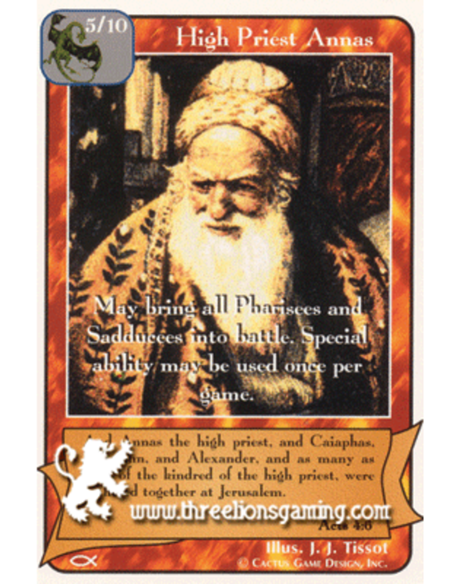 Ap: High Priest Annas