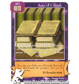 Ki: Acts of Uzziah