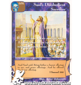 Priests: Saul's Disobedient Sacrifice