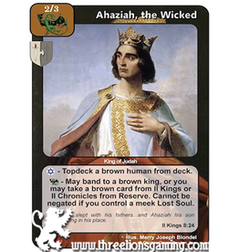 LoC: Ahaziah, the Wicked