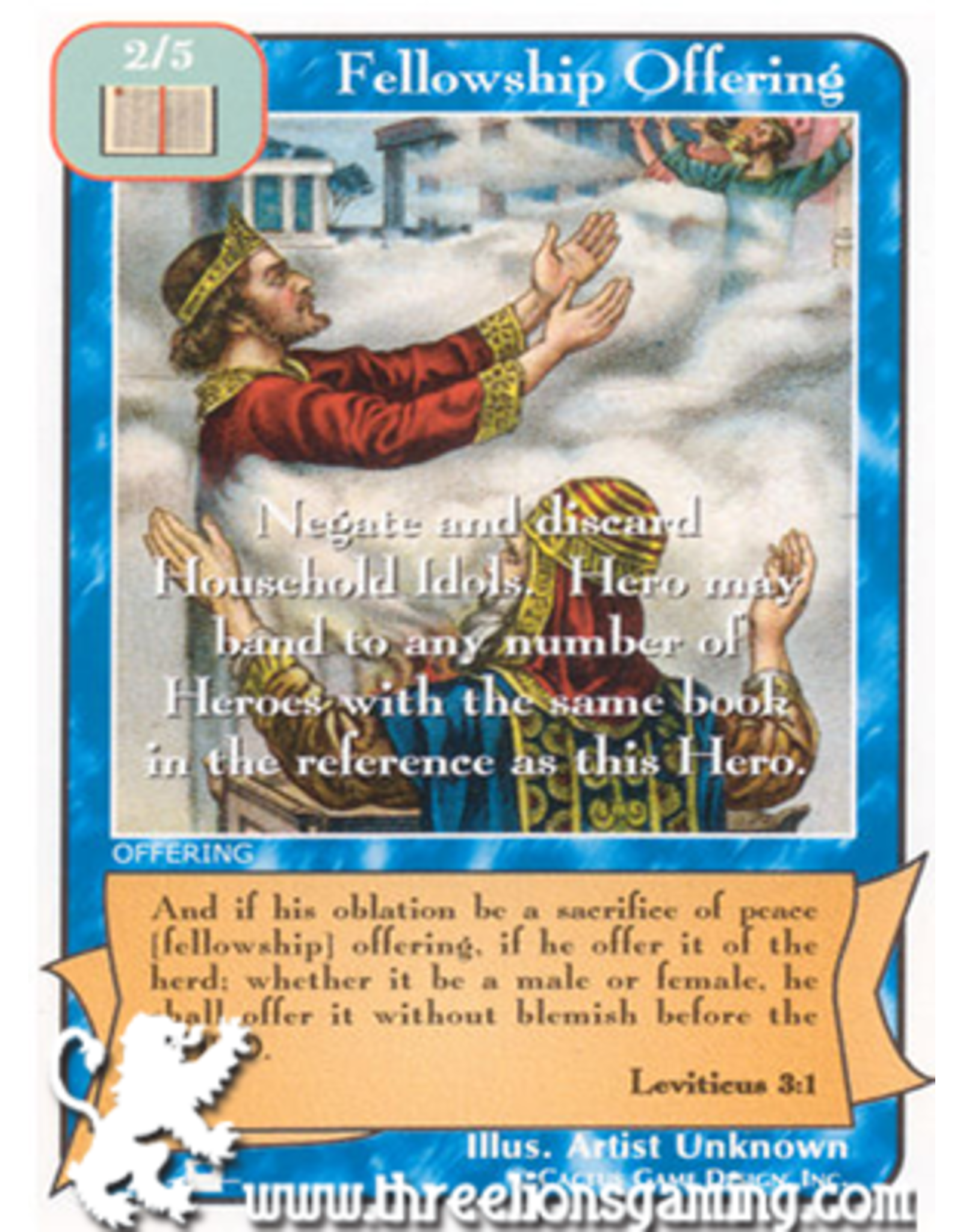 Priests: Fellowship Offering