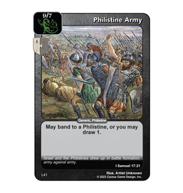 K/L: Philistine Army