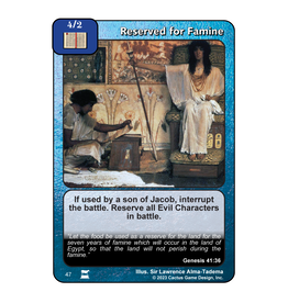 IR: Reserved for Famine