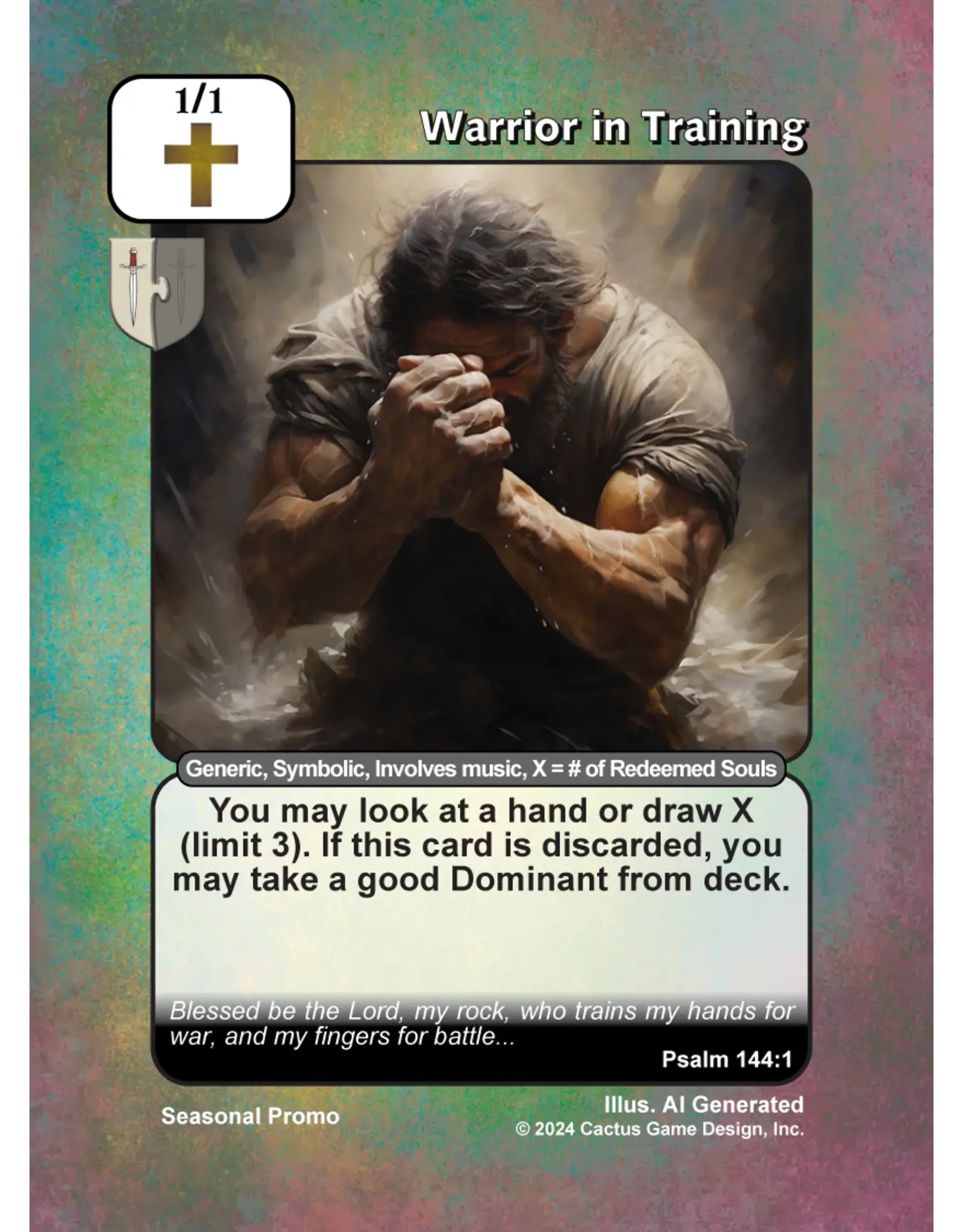 2024 Seasonal Promo: Warrior in Training