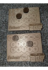 Pair of Custom Wooden Score Cards