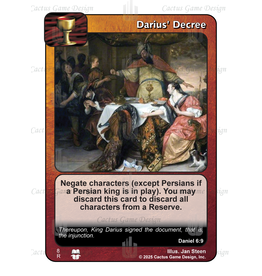 Times to Come: Darius' Decree
