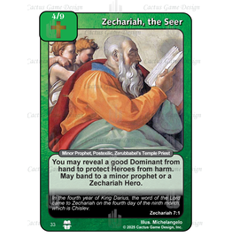 Times to Come: Zechariah, the Seer