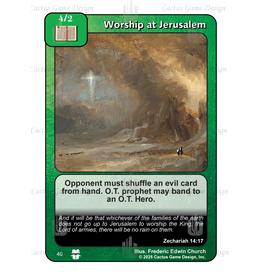 Times to Come: Worship at Jerusalem