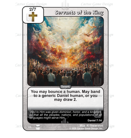 Times to Come: Servants of the King (Daniel 7:14) Times to Come: Servants of the King (Daniel 7:14)