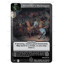 Times to Come: Alexander's Destroyers