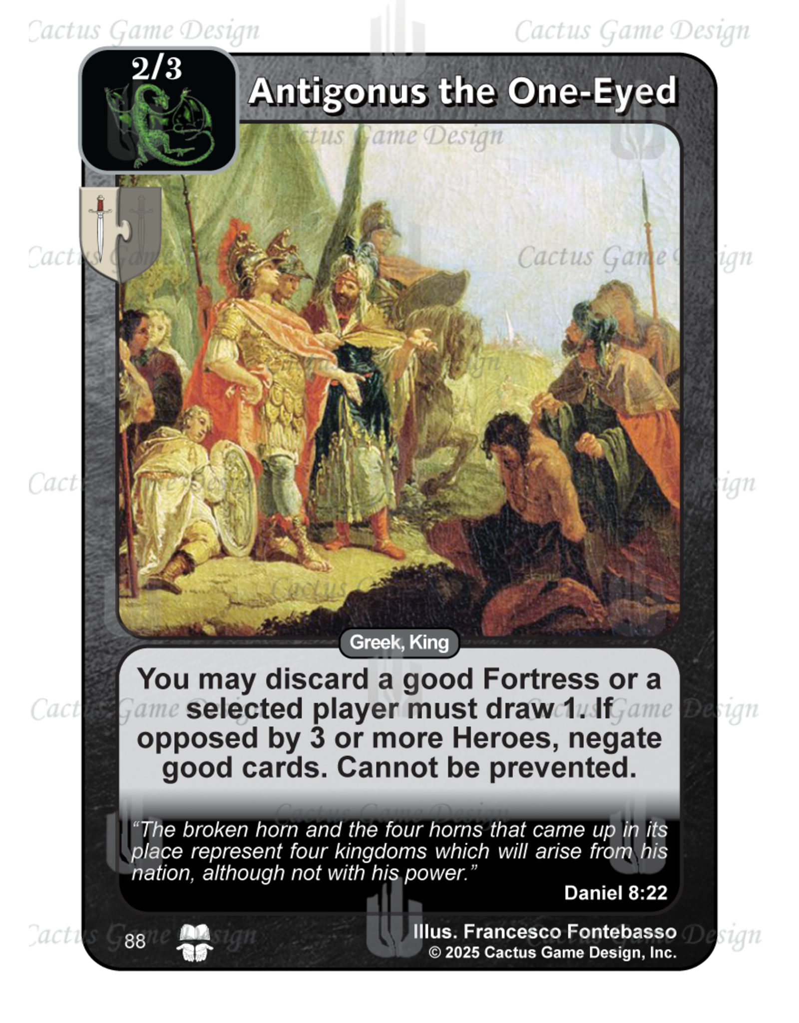 Times to Come: Antigonus the One Eyed