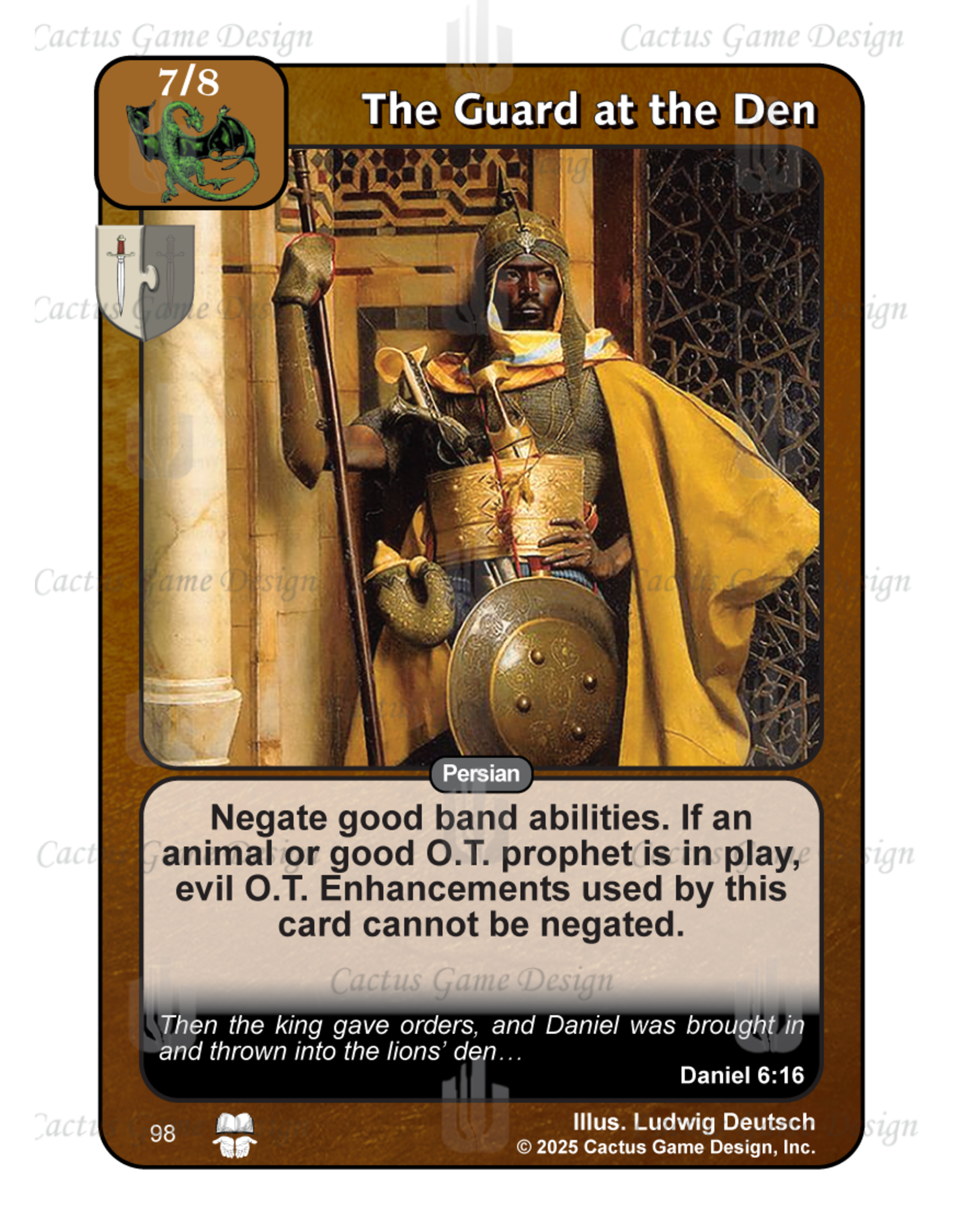 Times to Come: The Guard at the Den