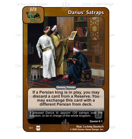 Times to Come: Darius' Satraps