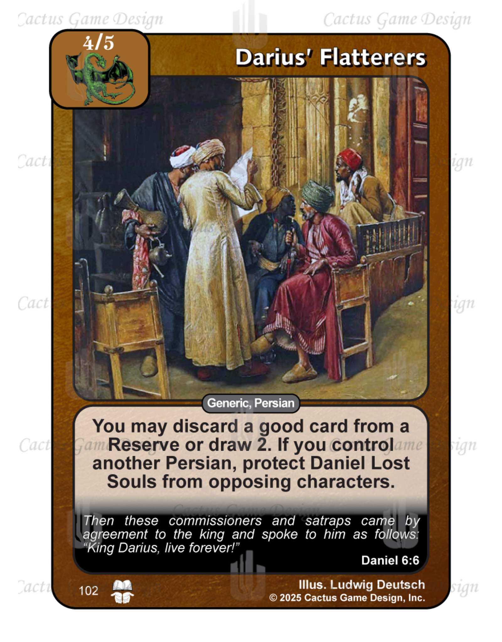 Times to Come: Darius' Flatterers