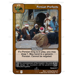 Times to Come: Persian Prefects