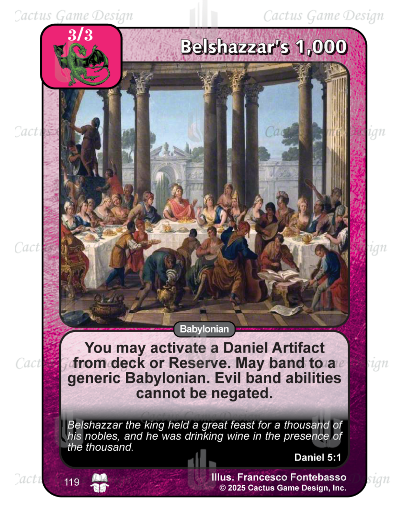 Times to Come: Belshazzar's 1,000