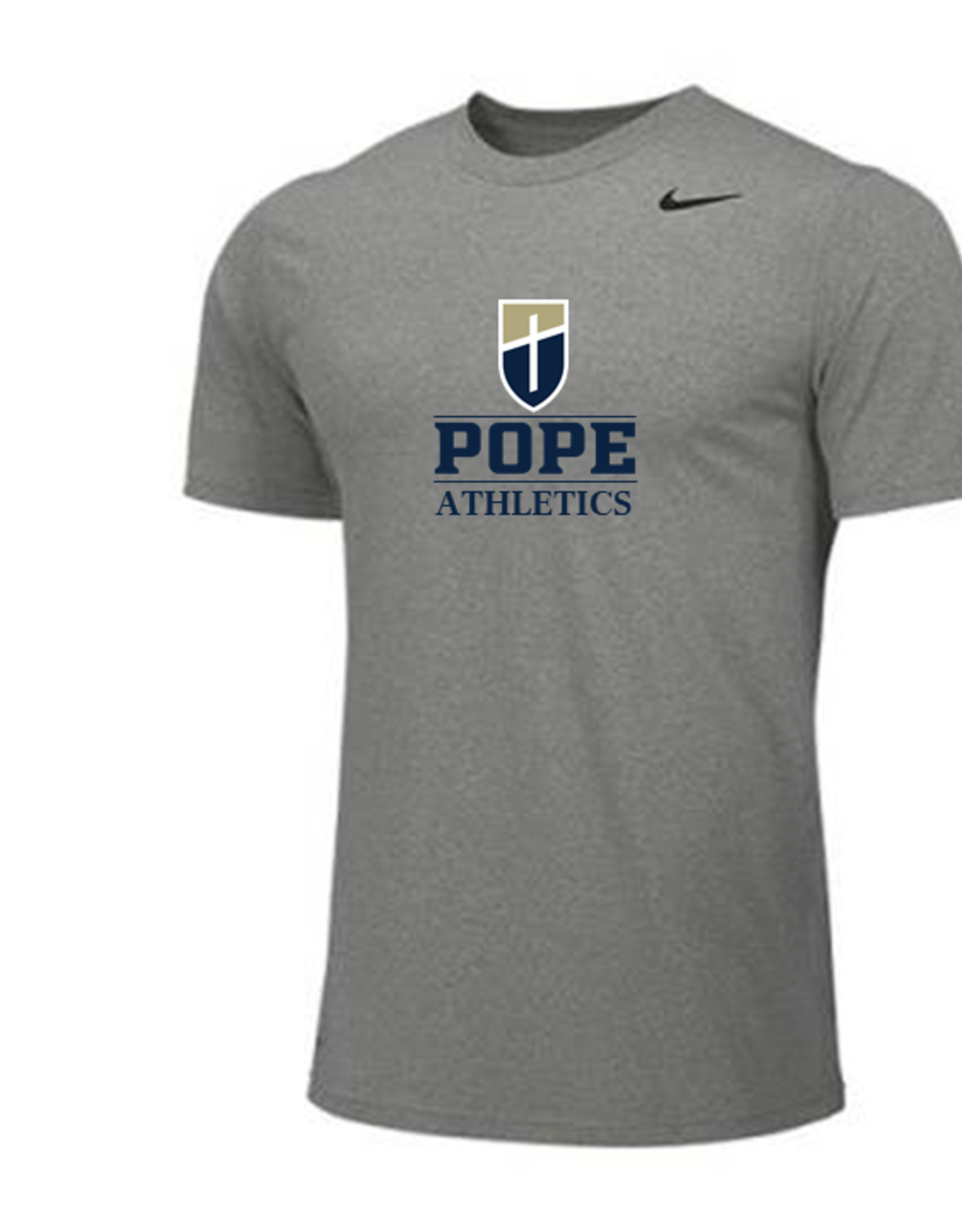Nike Dri-Fit Short-Sleeve Gray Pope Athletics