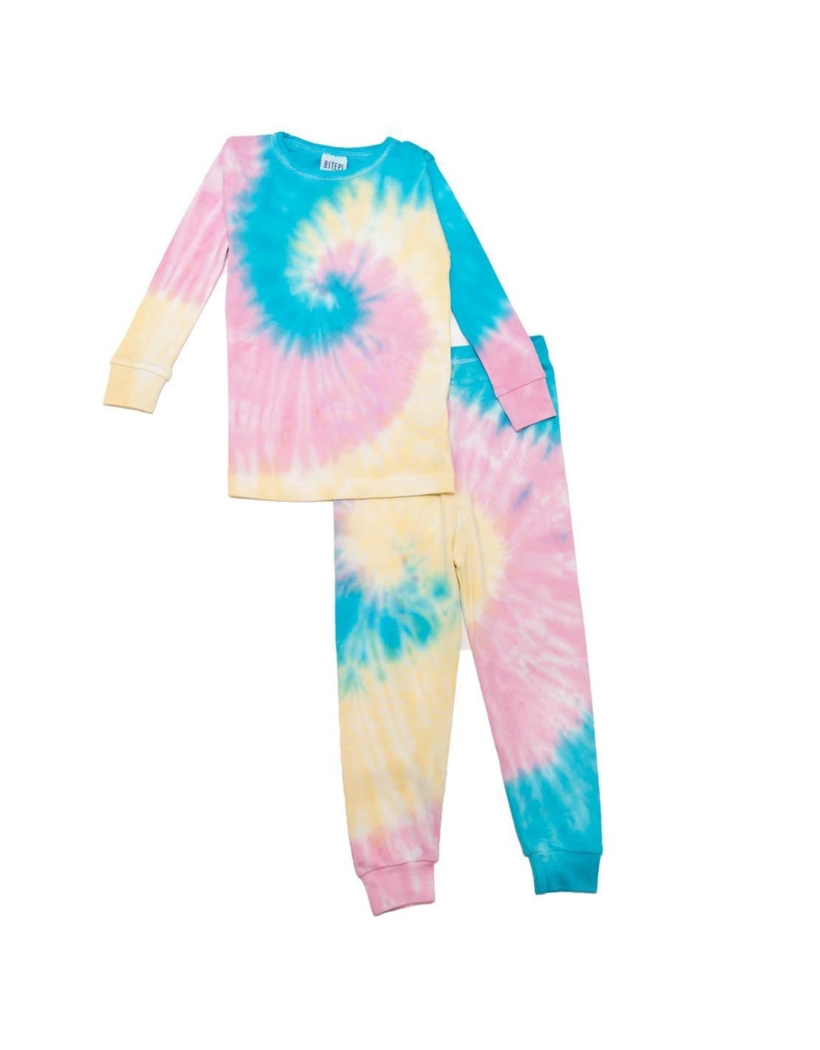 baby steps tie dye pajamas