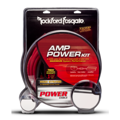 ROCKFORD FOSGATE RFK1D RF 1/0AWG DUAL AMP KIT