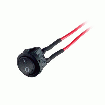 METRA IBRRSM ROUND ROCKER MINI OFF-ON PREWIRED SWITCH