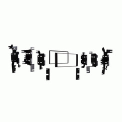 95-7624 NISSAN MULTI KIT 07-15 DDIN DASH KIT