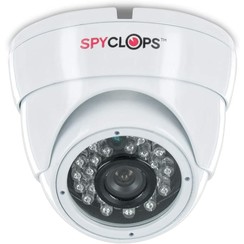 SPY-MINIDOMEWP SPYCLOPS INDOOR MINI DOME CCTV SECURITY CAMRA (WHITE)