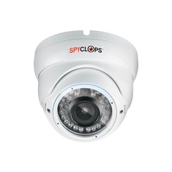 SPY-DOMEW SPYCLOPS INDOOR/OUTDOOR CCTV SECURITY CAMRA (WHITE)