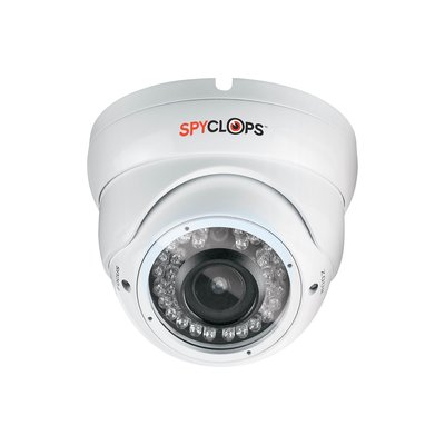 METRA SPY-DOMEW SPYCLOPS INDOOR/OUTDOOR CCTV SECURITY CAMRA (WHITE)