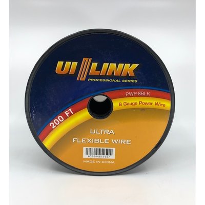 UI LINK PWP-8BLK UI LINK PRO 8GA 250FT POWER WIRE SPOOL
