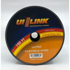 PWP-4BLK UI LINK PRO 4GA 100FT WIRE SPOOL