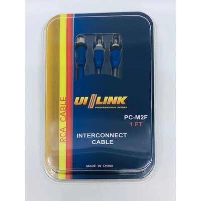 UI LINK PC-M2F UI LINK 1F-2M Y RCA CABLE