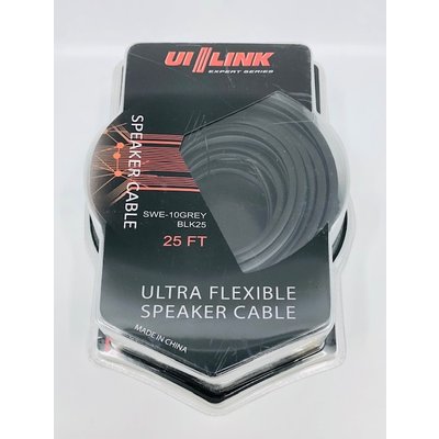 UI LINK SWE-10.25 UI LINK 100% COPPER 10GA 25FT SPK WIRE