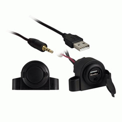 IBR72 3.5MM AUX Audio Input USB Charge/Data Ext