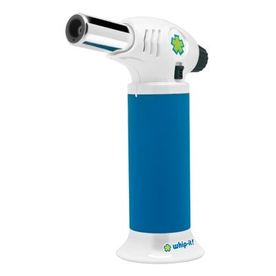 Ion-06R Whip It! Blue/White Rubberized Ion Torch