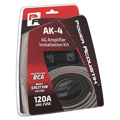 AK-4 POWER ACOUSTIK 4AWG AMP KIT