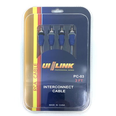 UI LINK PC-03 UI LINK 3FT RCA CABLE