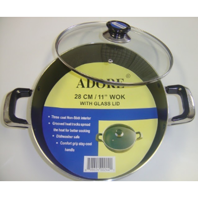 6026 26 CM/10" WOK WITH LID