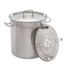 9236 MAXCOOK 4QT STAINLESS STEEL STOCK POT