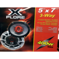 XPLORE XR-8-5X7 XPLORE 5X7 3WAY COAXIAL SPEAKER