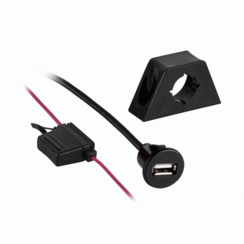 AXUSB-1PM USB-12VOLT W/ PANEL MOUNT