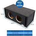 ATREND 8DQV DUAL 8" VENTED ENCLOSURE