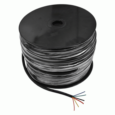 INSTALL BAY SWLED6-250 6 conductor wire - 2 speaker and 4 RGB wires - 250ft spool