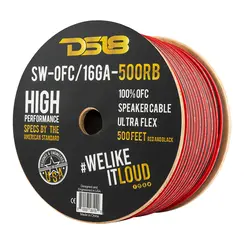 SW-OFC16GA-500RB DS18 OFC 16GA 500FT SPK WIRE SPOOL