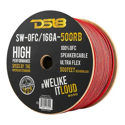 DS18 SW-OFC16GA-500RB DS18 OFC 16GA 500FT SPK WIRE SPOOL