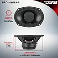 DS18 PRO-HY69.4B DS18 6X9" 250W PRO COAXIAL SPEAKER