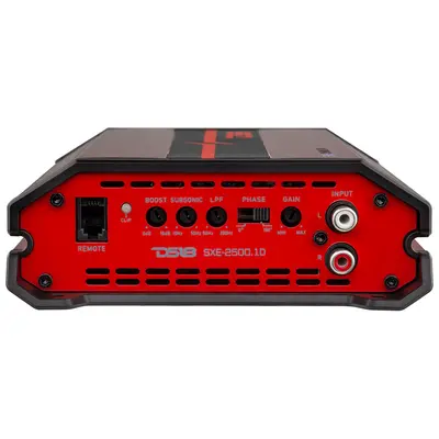 DS18 SXE-2500.1D/RD 1-CHANNEL CLASS D AMPLIFIER 800 WATTS RMS @ 1-OHM