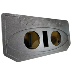 KB- AVALANCHE  DUAL 12" SPRAYLINER SPL MIDGATE ENCLOSURE
