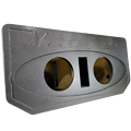 KING BOX KB- AVALANCHE DUAL 15" SPRAYLINER SPL MIDGATE ENCLOSURE