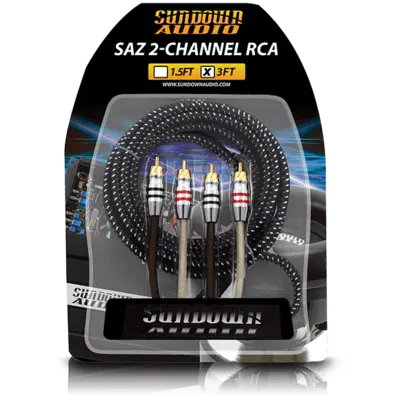 SUNDOWN RCA-SAZ2CH3 SUNDOWN 2CH 3FT RCA